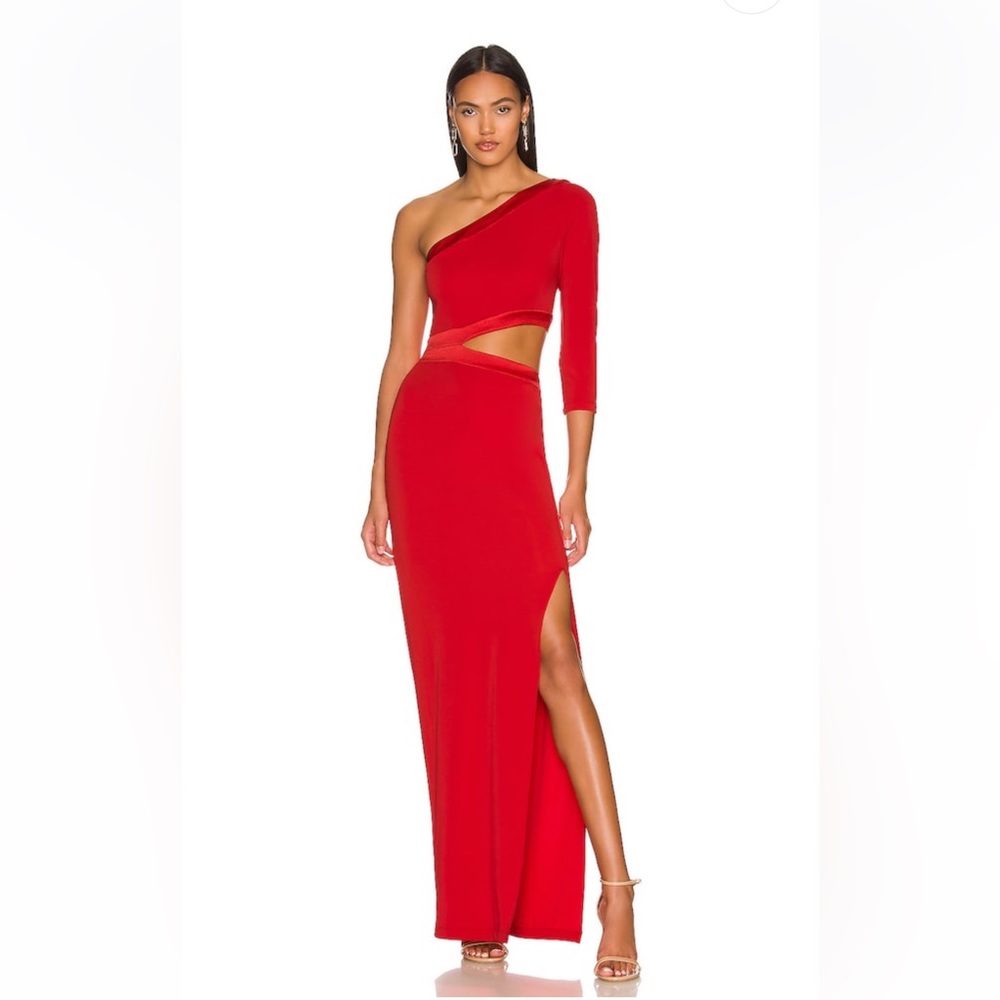 Alice + Olivia Michele Cut Out Dress